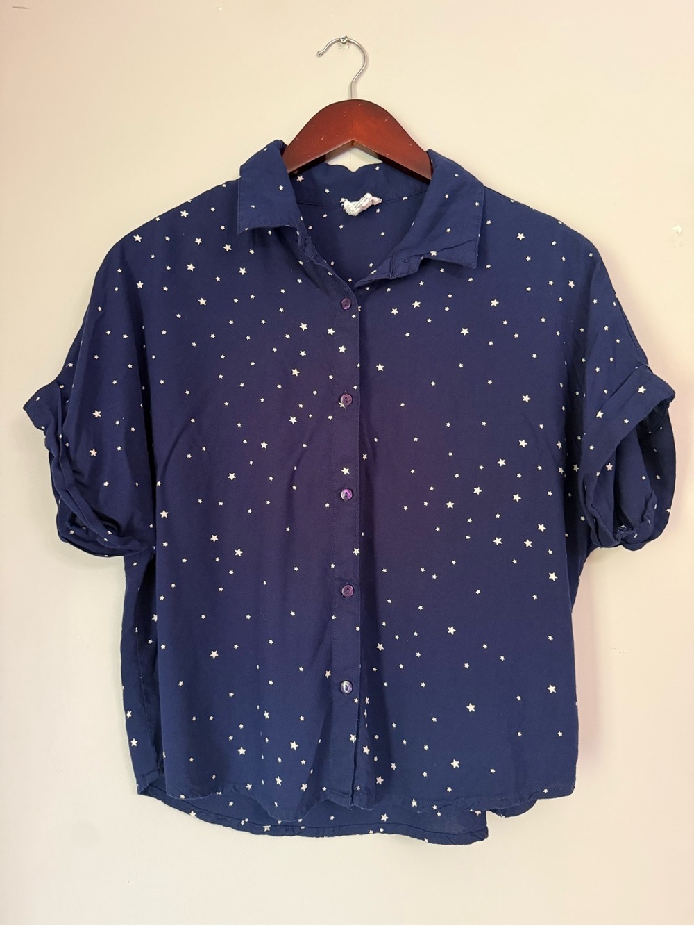Japna Blue & White Stars Blouse